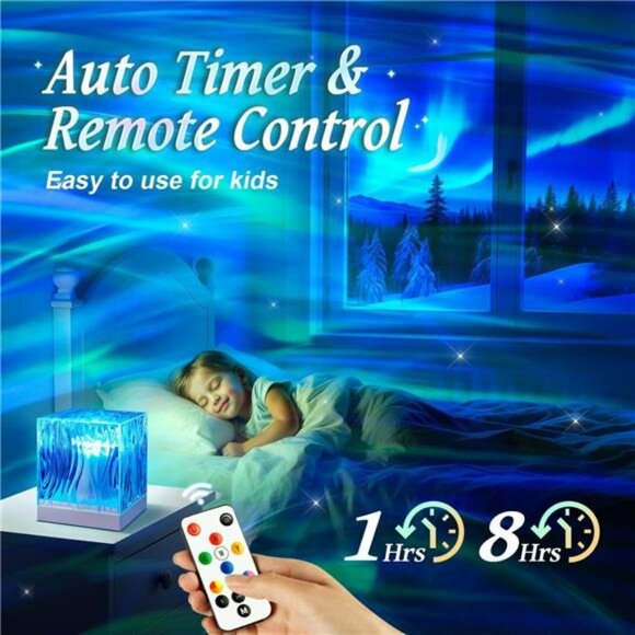 Galaxy Light Projector 18 Color Night Light for Bedroom Kids Teen Room Decor - Picture 4 of 7